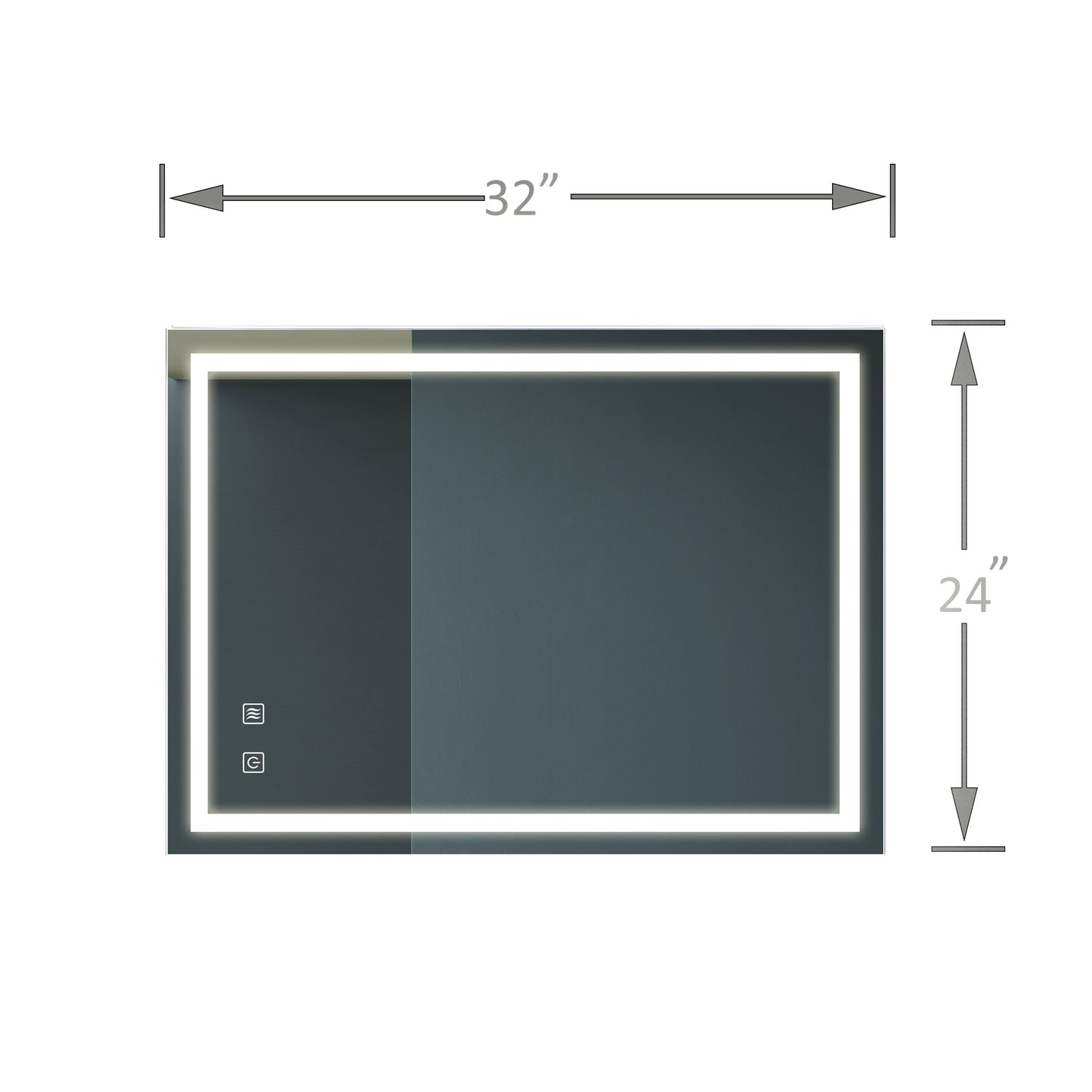 Marcel Contemporary Vanity Mirror