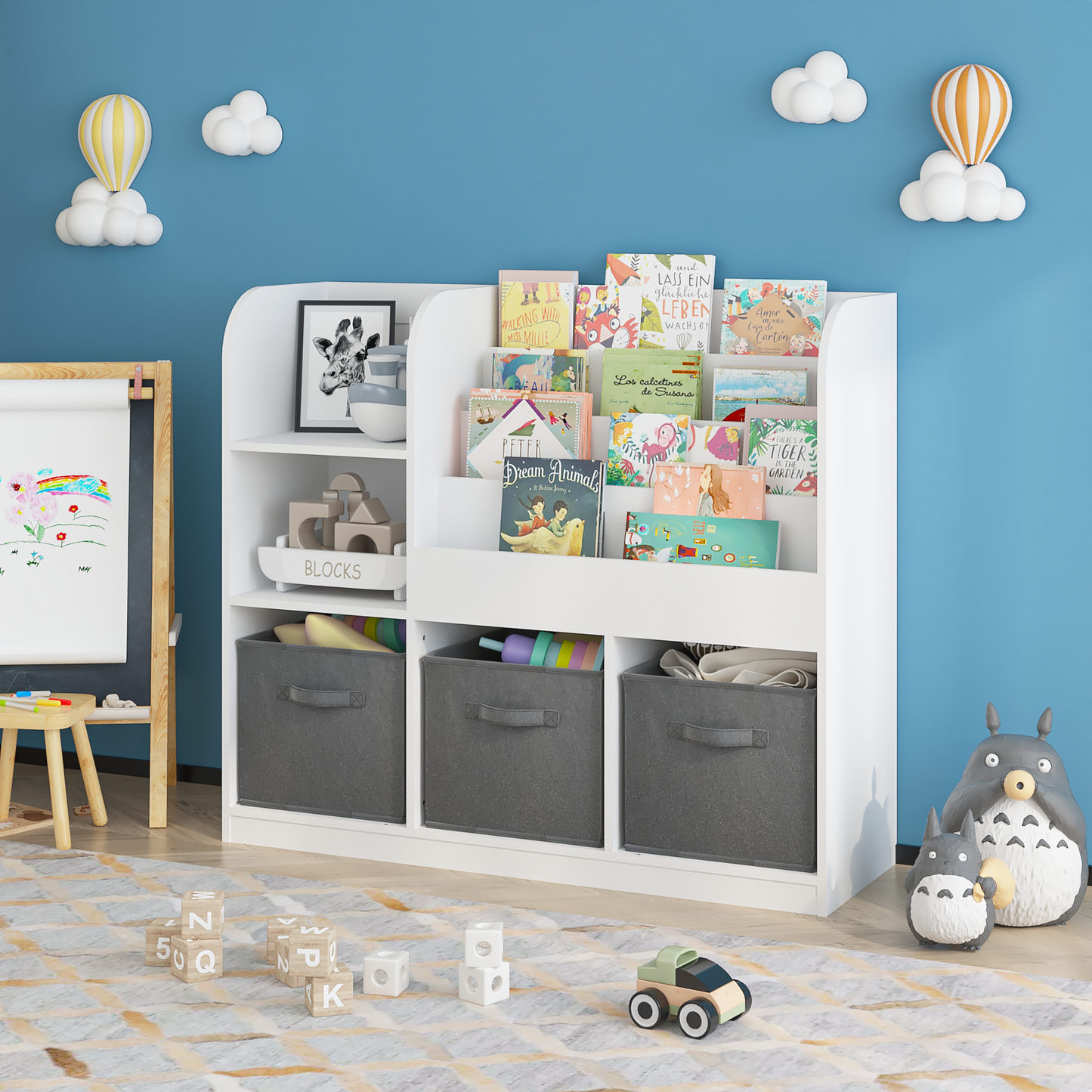 Marcel Modern Multifunctional Storage Bookcase