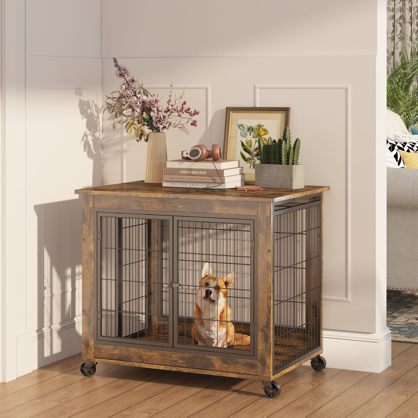 Calista Craftsman Crate Furniture Table
