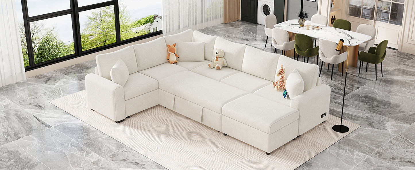 Westport Modern Sectional Sofa Sleeper