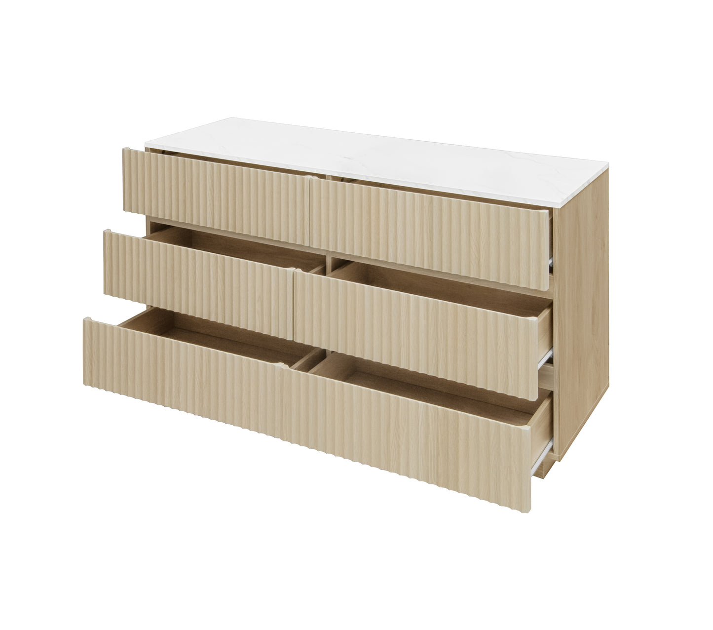 Eda Modern Velvet Chest of Drawers