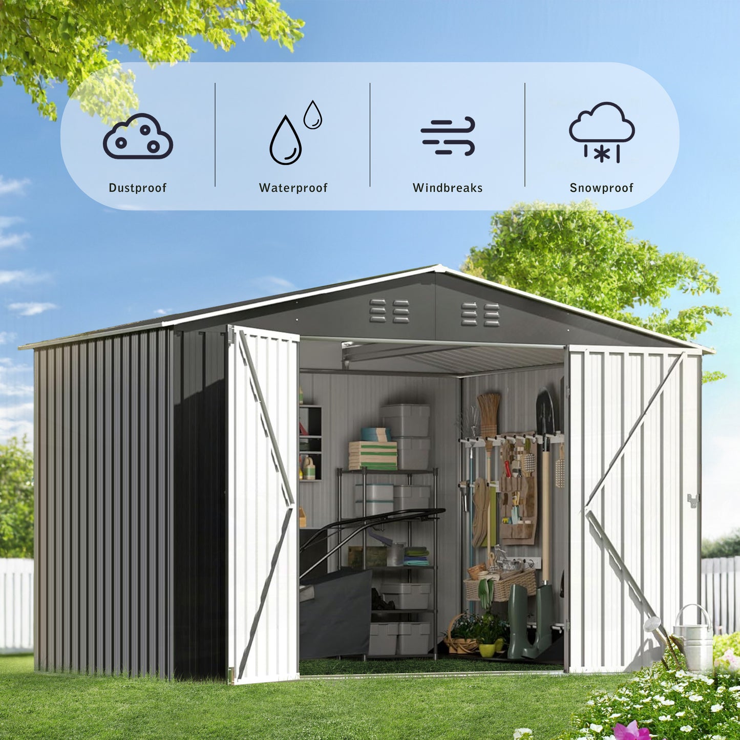 Fremont Industrial Storage Garden Shed