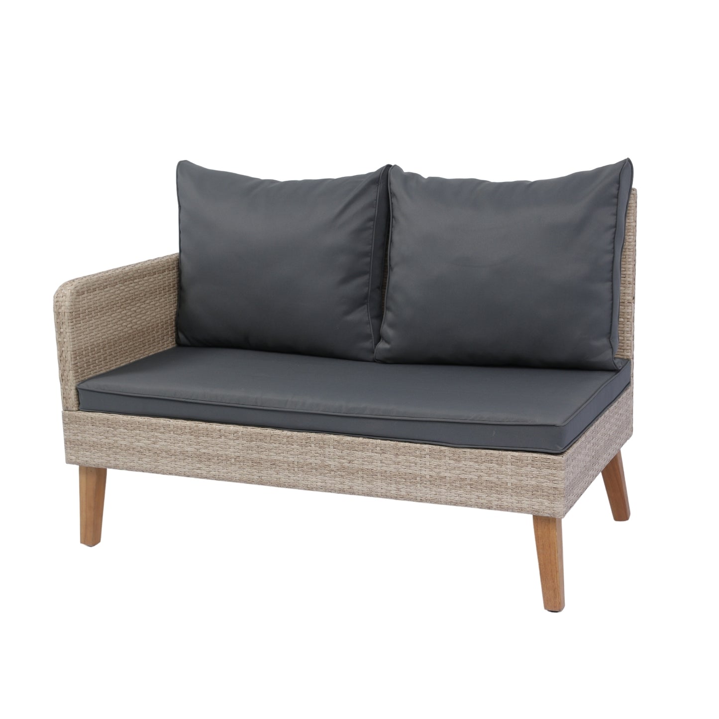 Bartholomew Modern Rattan Outdoor Sofa