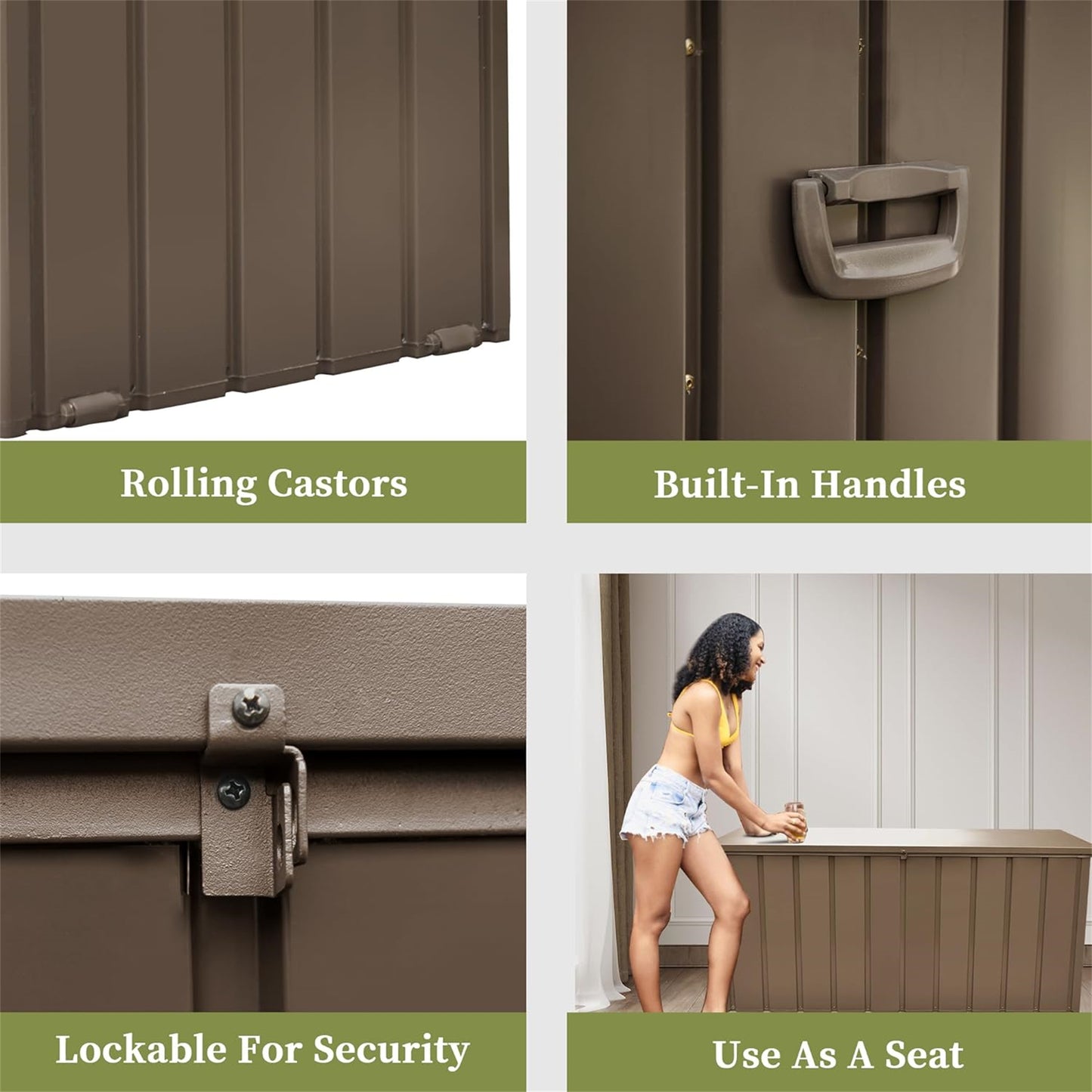 Westport Contemporary Storage Patio Box