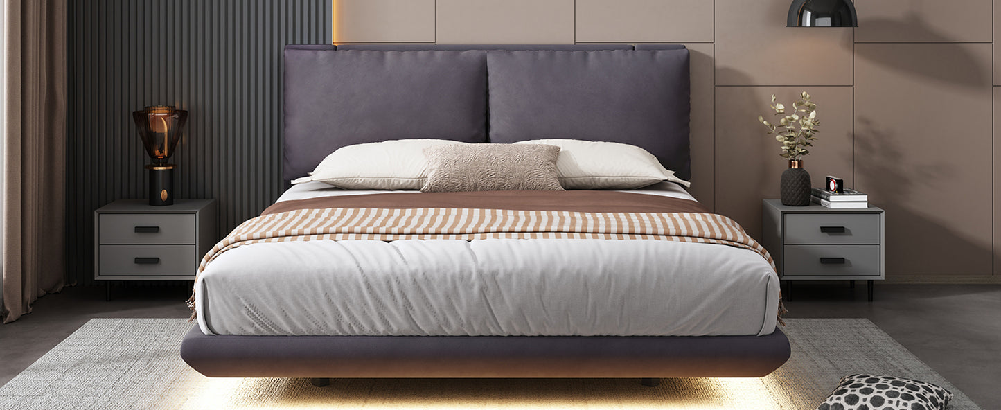 Lula Modern Upholstered Platform Bed