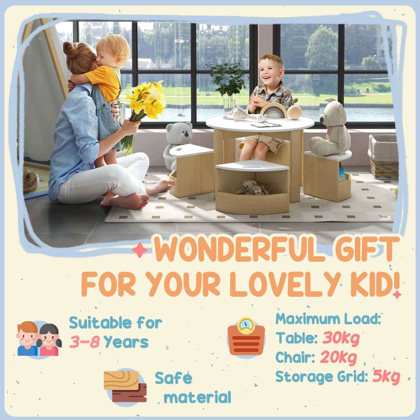 Bartholomew Contemporary Velvet Toddler Play Set