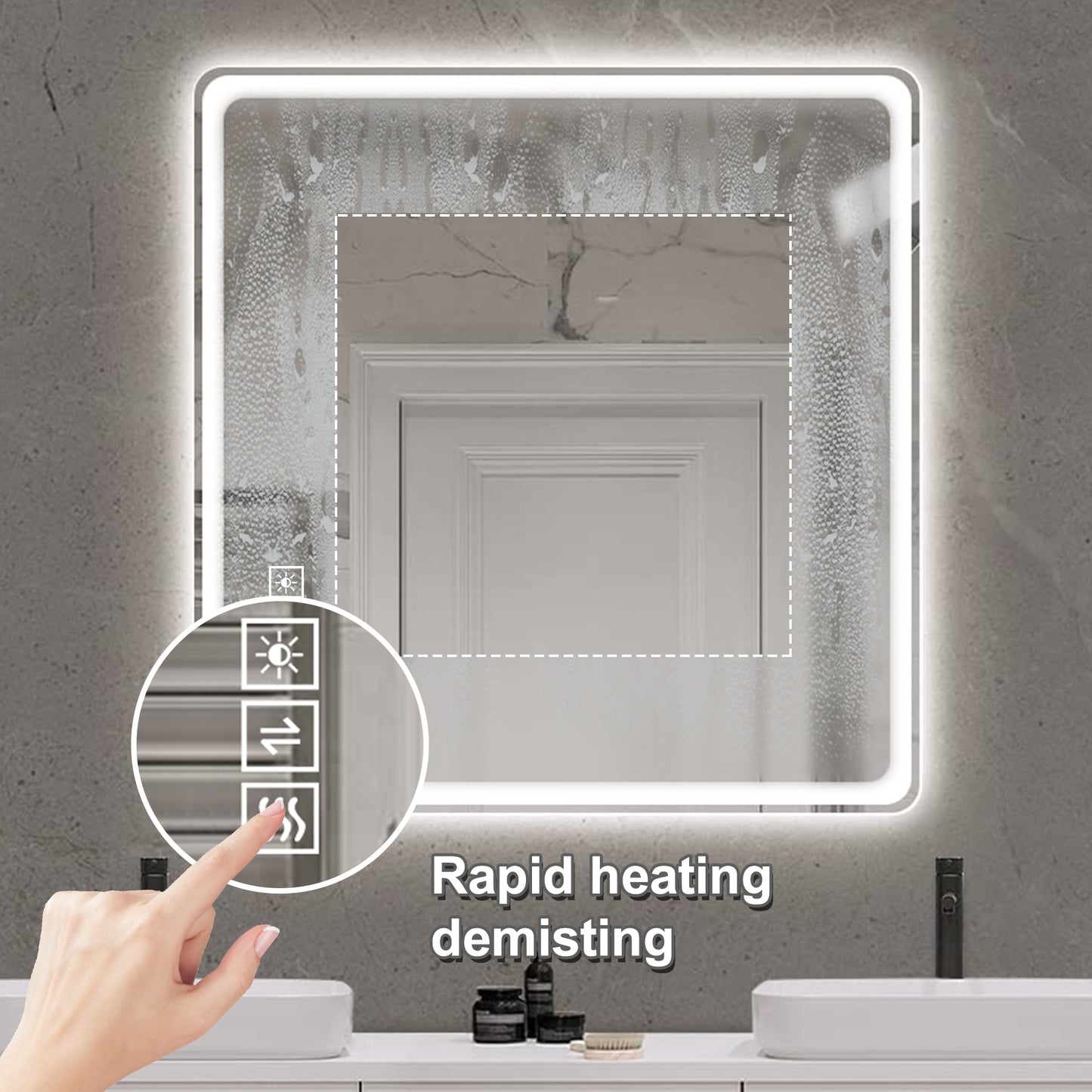 Oakridge Modern LED Vanity Mirror