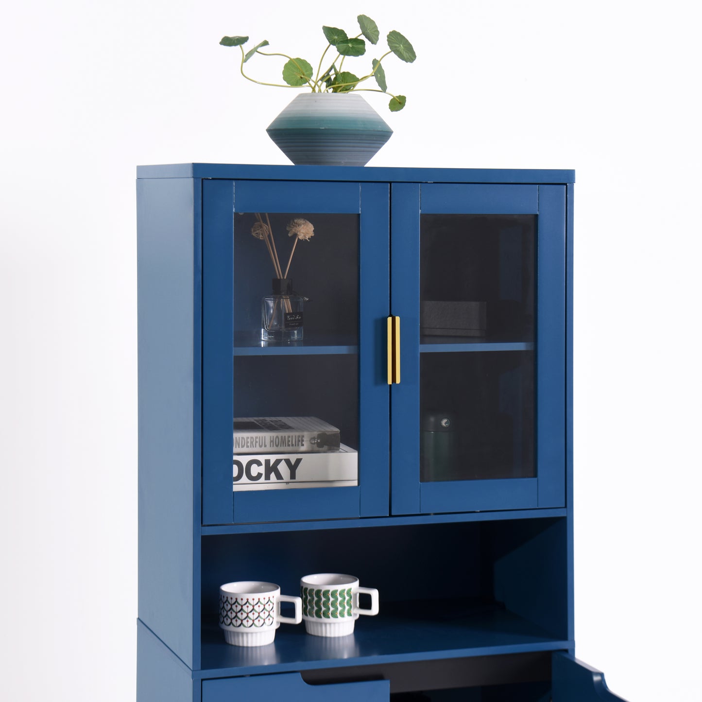 Irvington Contemporary Storage Bookcase