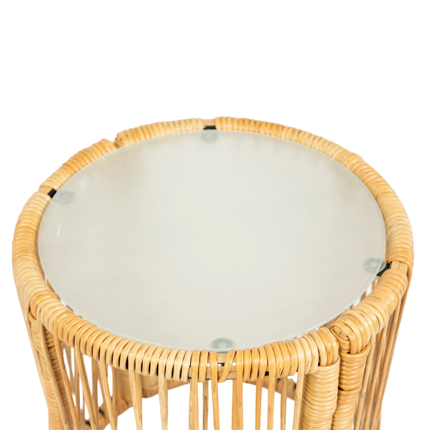 Marcel Modern Natural Wicker Patio Set