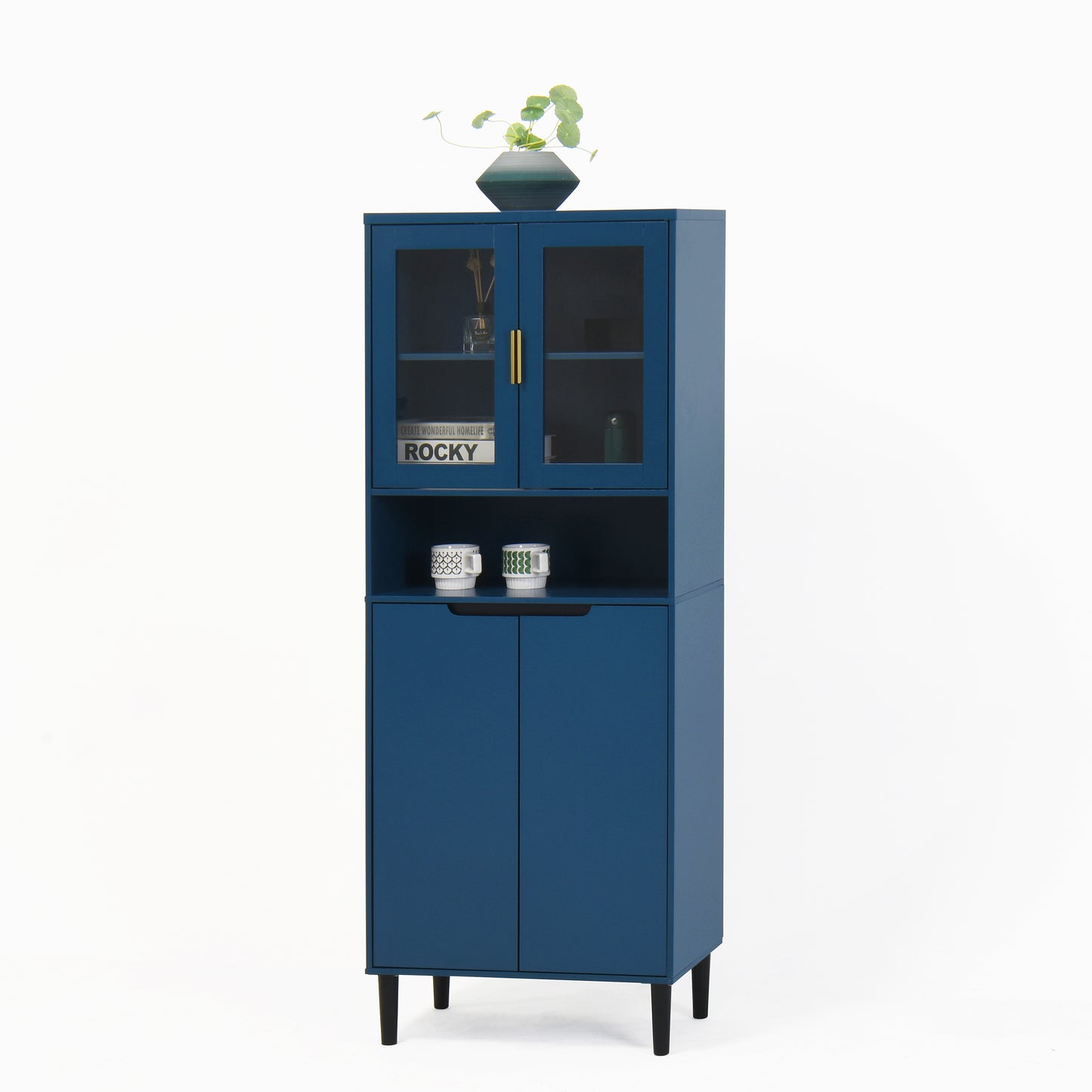 Irvington Contemporary Storage Bookcase