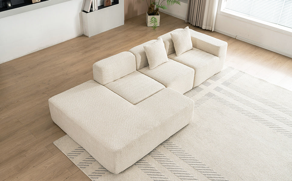 Luz Contemporary Sectional Sofa Set
