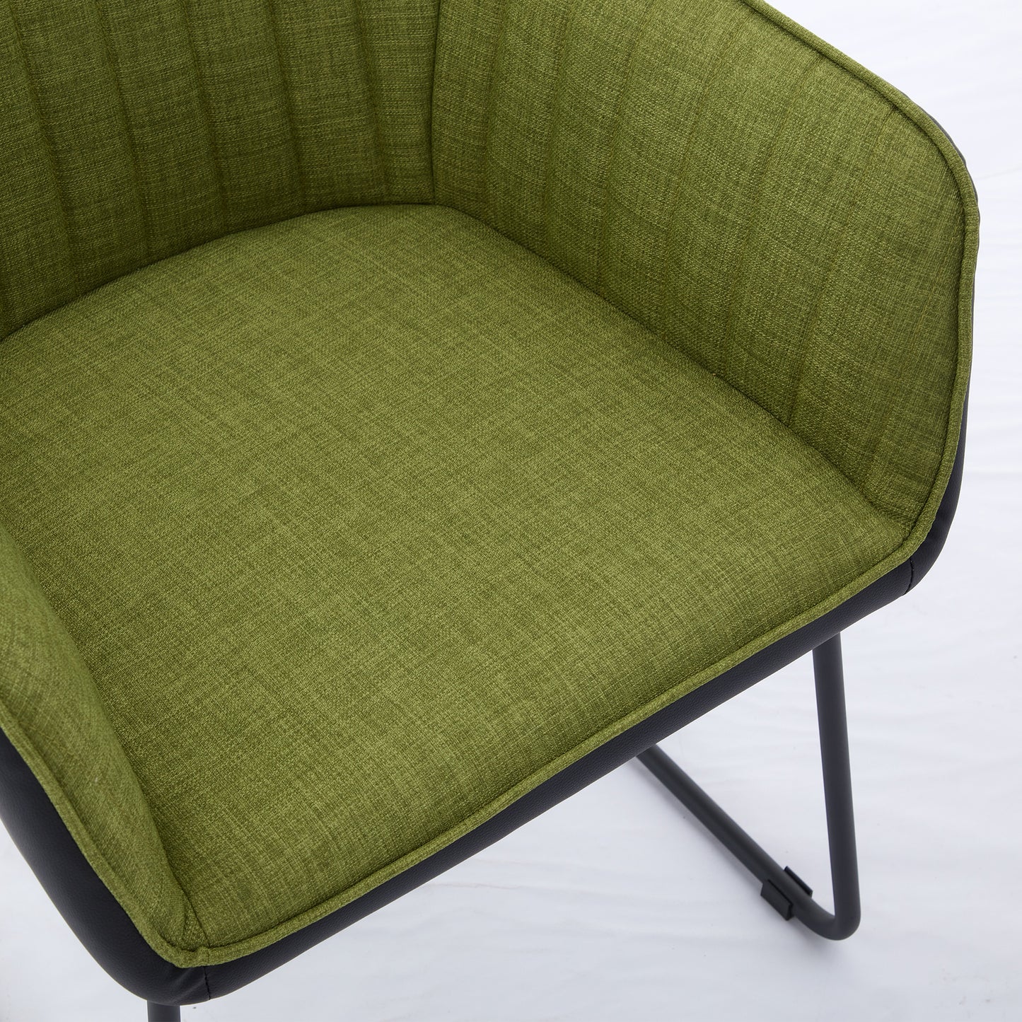 Fitch Modern Green Spliced Dining Chair