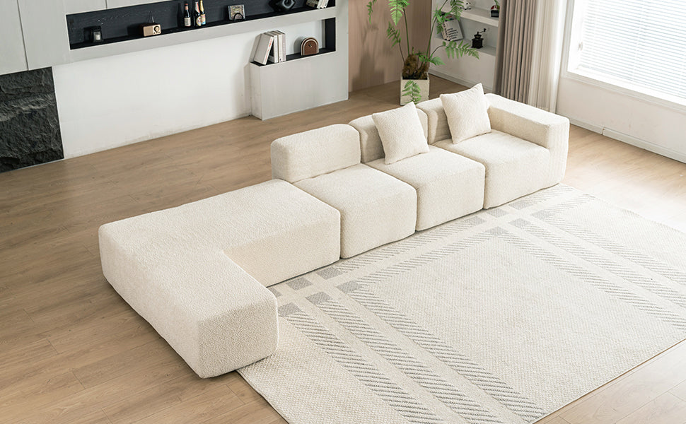 Luz Contemporary Sectional Sofa Set