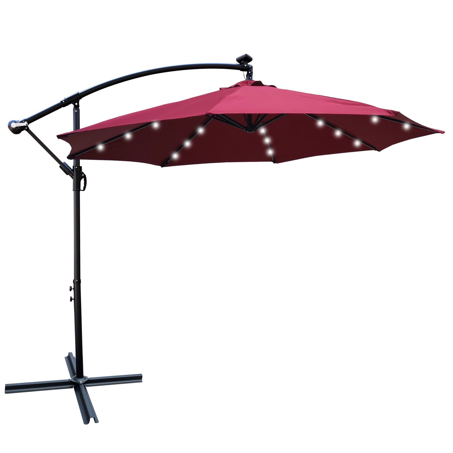 Napa Contemporary Solar LED Patio Umbrella