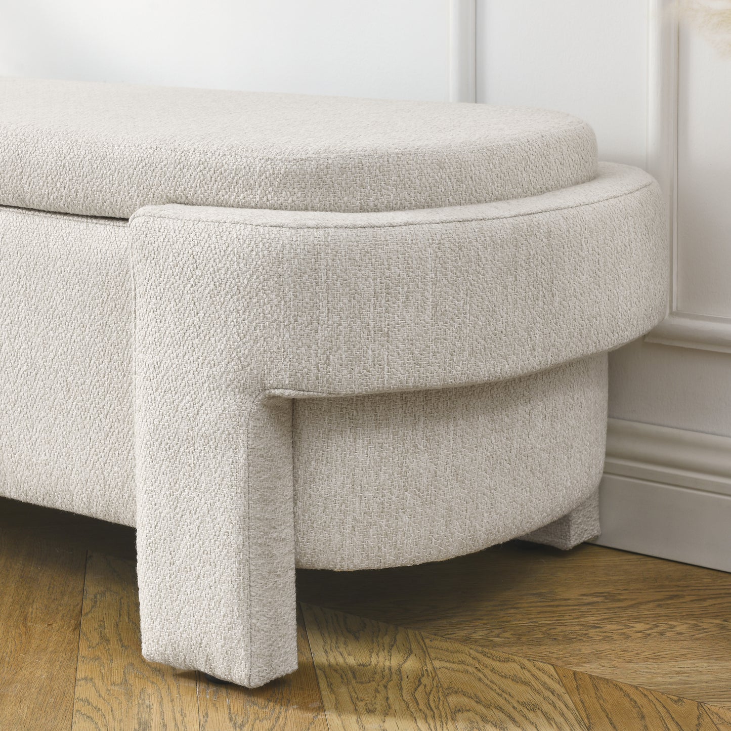 Centerville Contemporary Linen Storage Bench