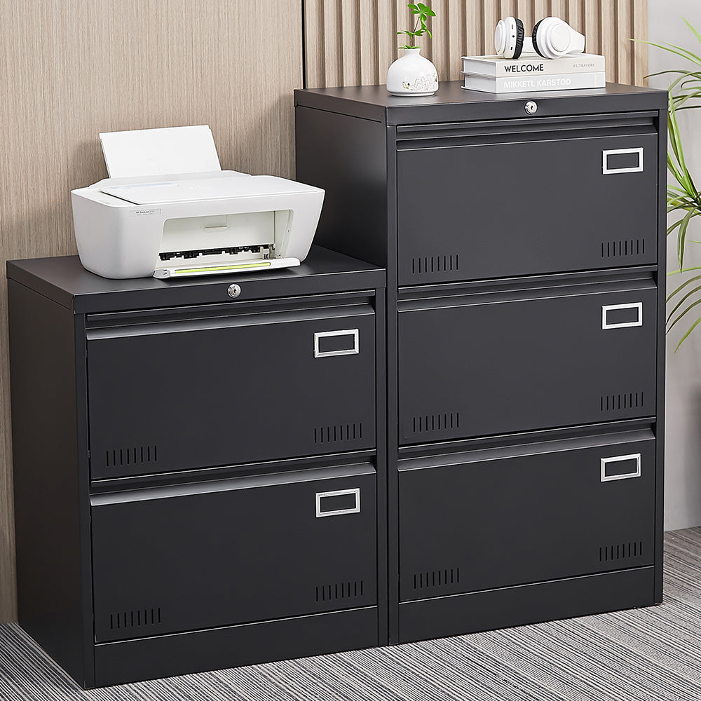 Niles Modern Locking Metal File Cabinet