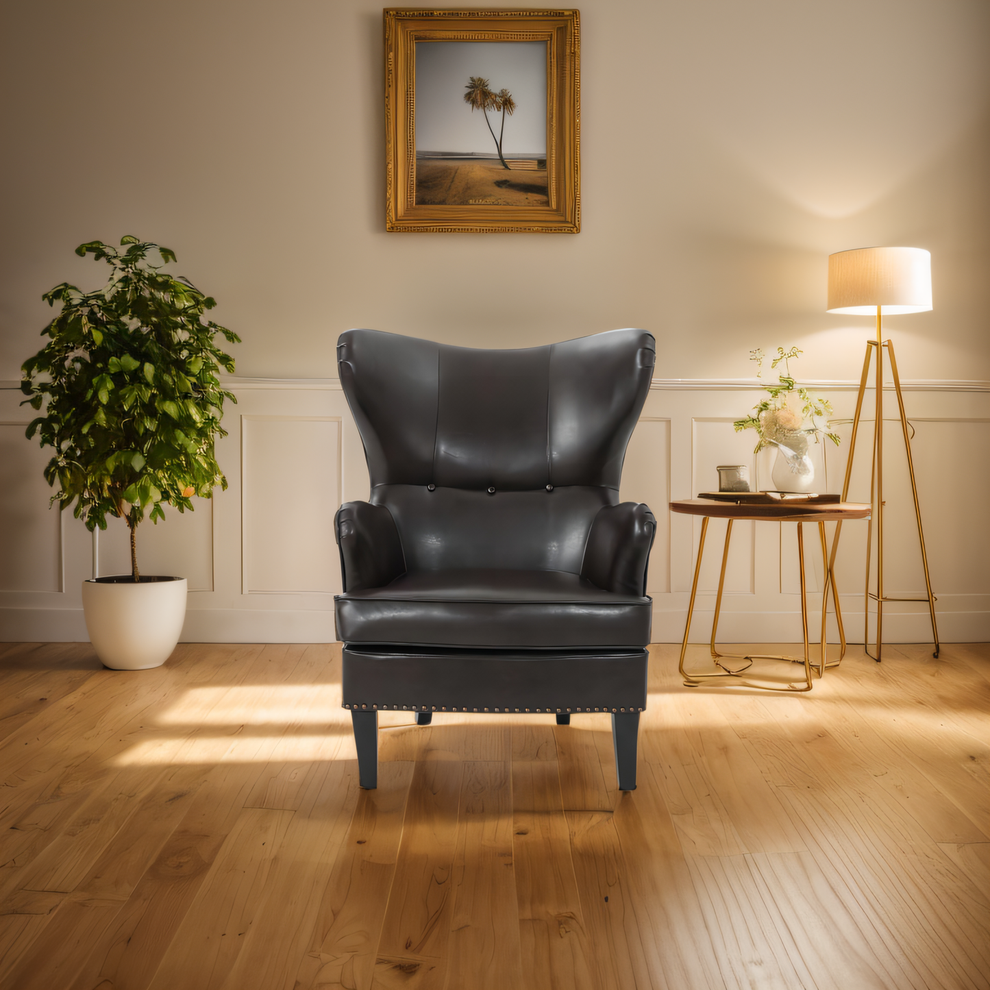 Bartholomew Traditional Elegant High Back Chair