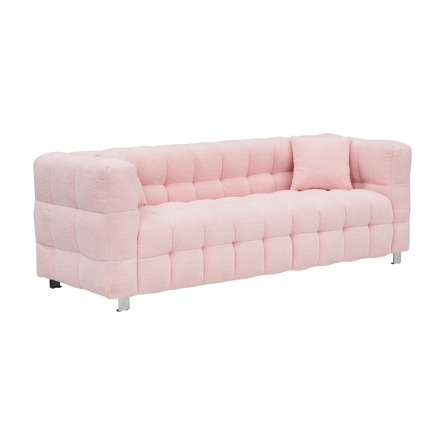 Luz Modern Teddy Fleece Sofa