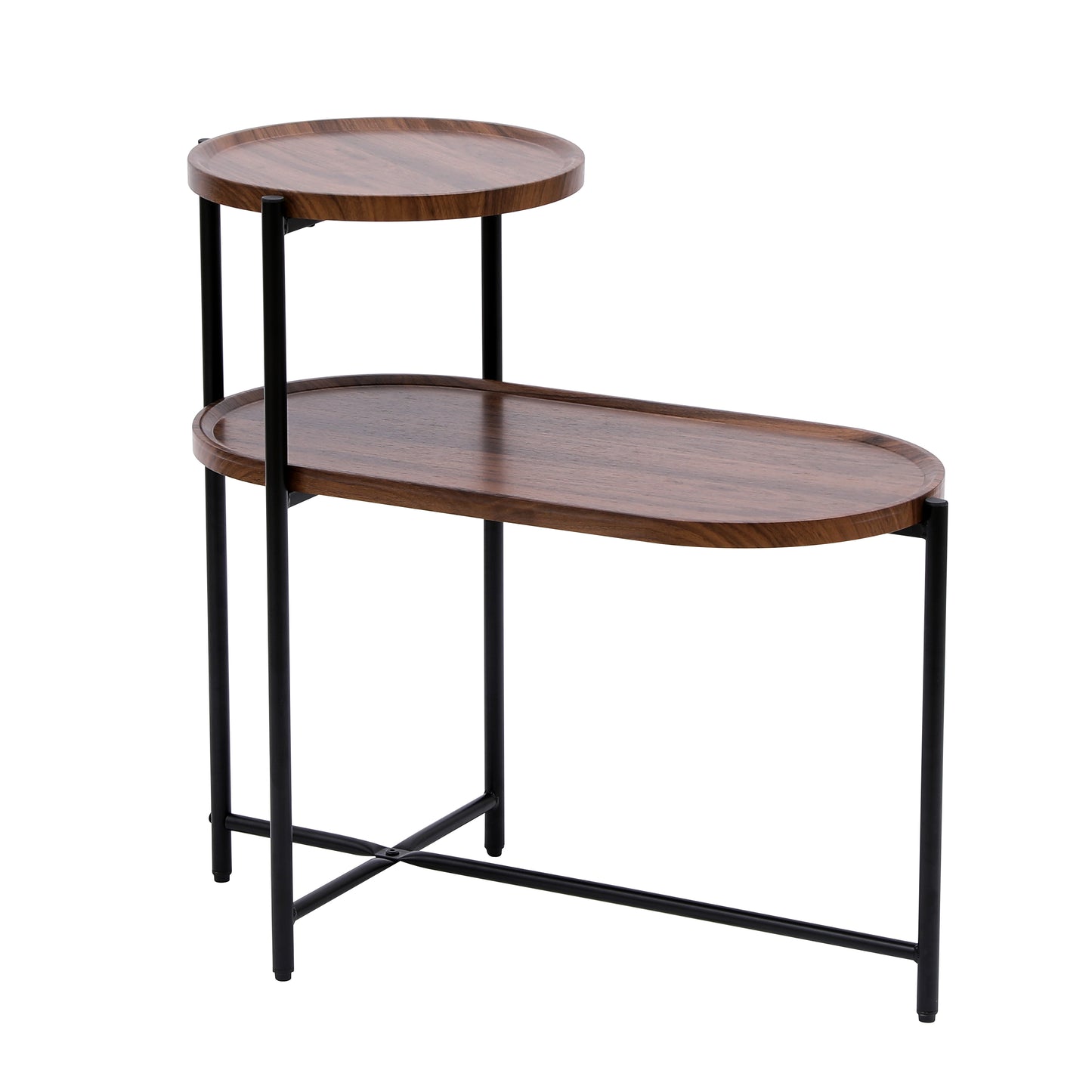 Cleo Mid-Century Walnut Coffee Table