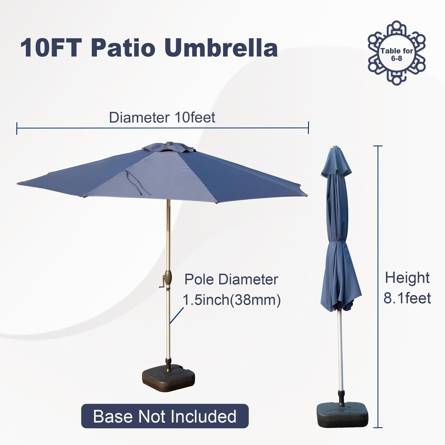 Fremont Contemporary Patio Umbrella