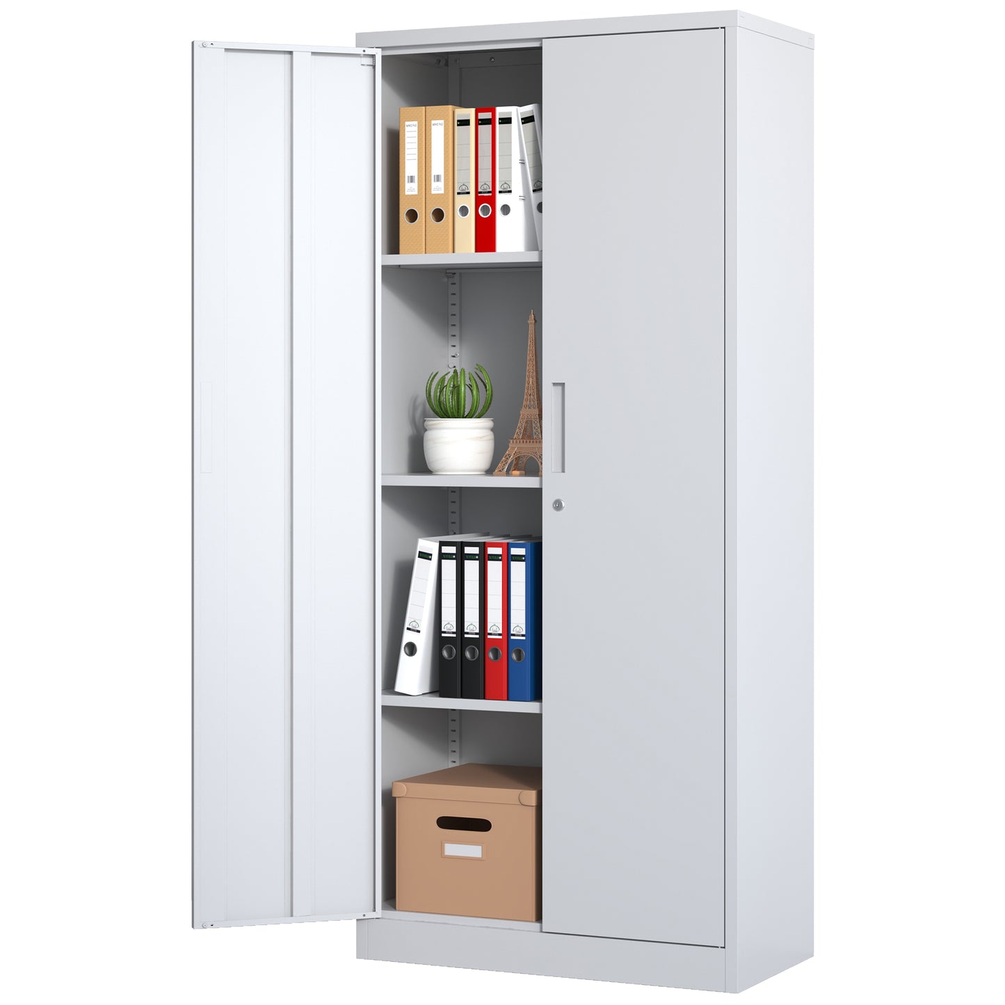 Westport Modern Metal Storage Cabinet