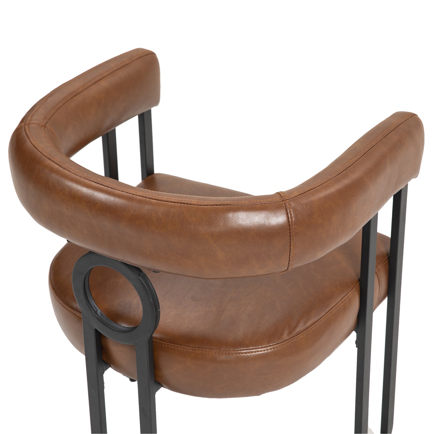 Napa Contemporary Fabric Upholstered Barrel Chairs