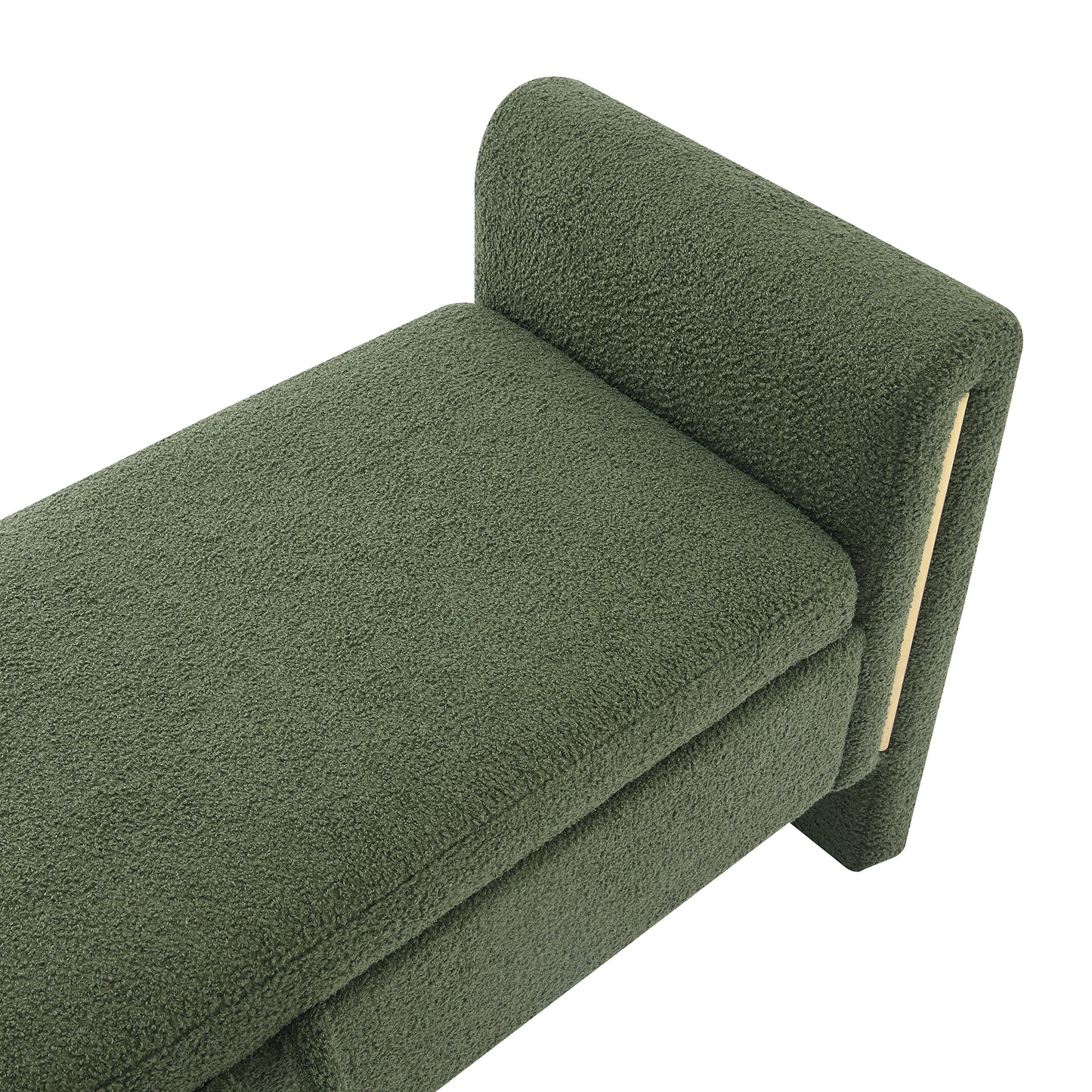 Silverleaf Modern Olive Storage Bench