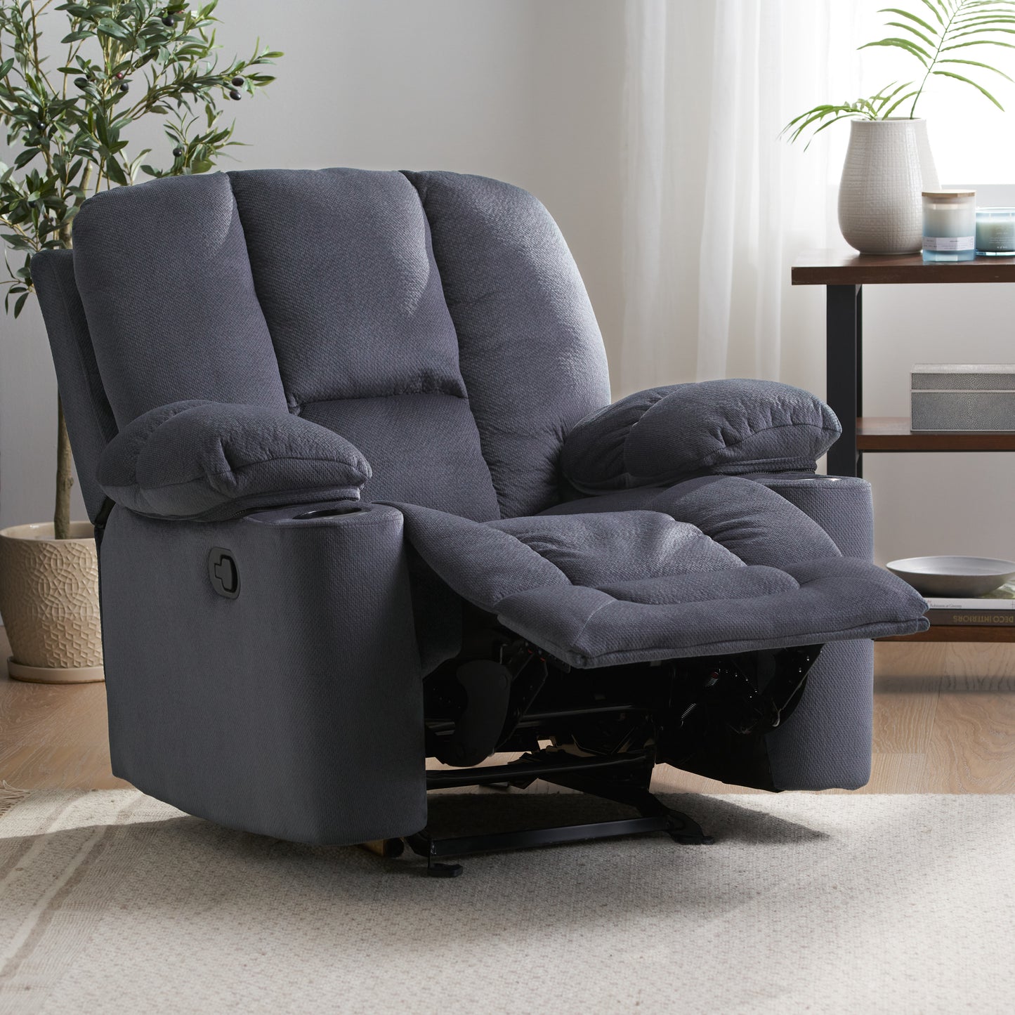 Centerville Modern Cup Holders Recliner Chair