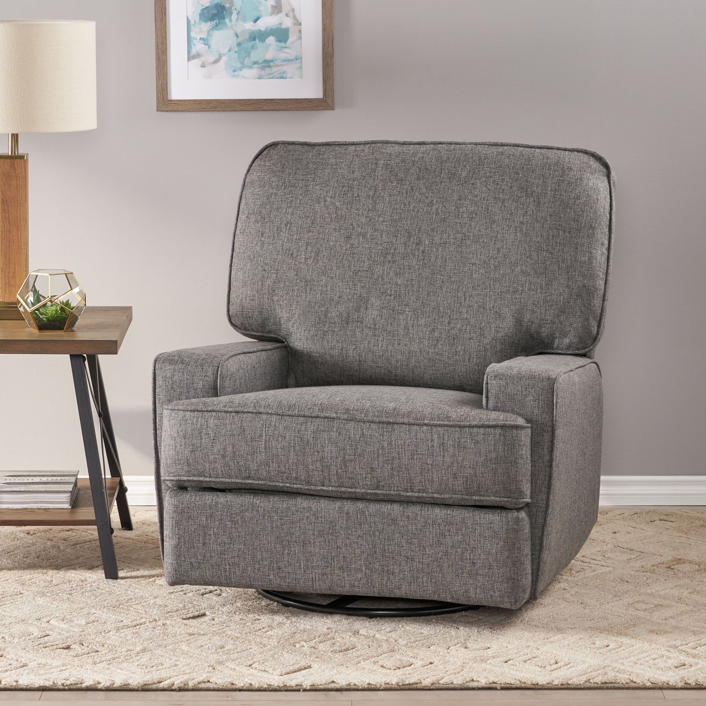 Elmcrest Modern Wide Manual Standard Recliner