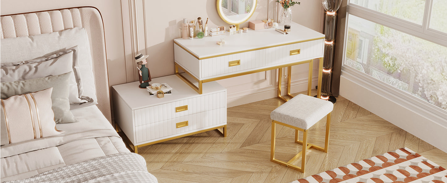 Somerset Modern Movable Vanity Table