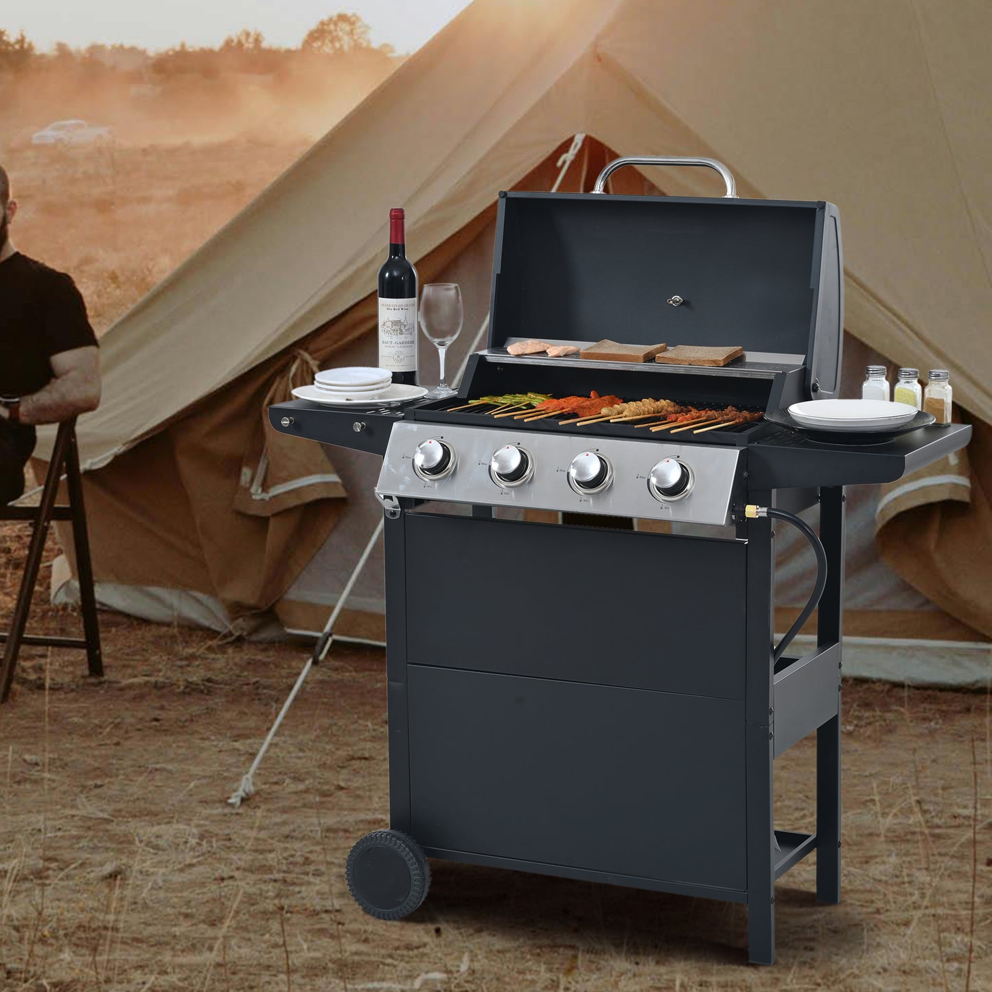 Healdsburg Industrial Gas Grill