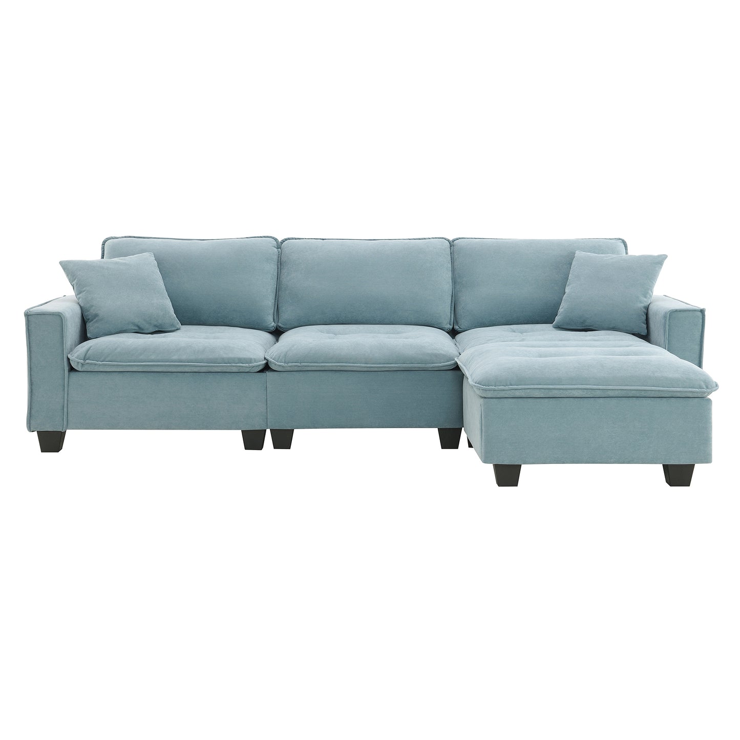 Lula Modern Velvet Convertible Sofa