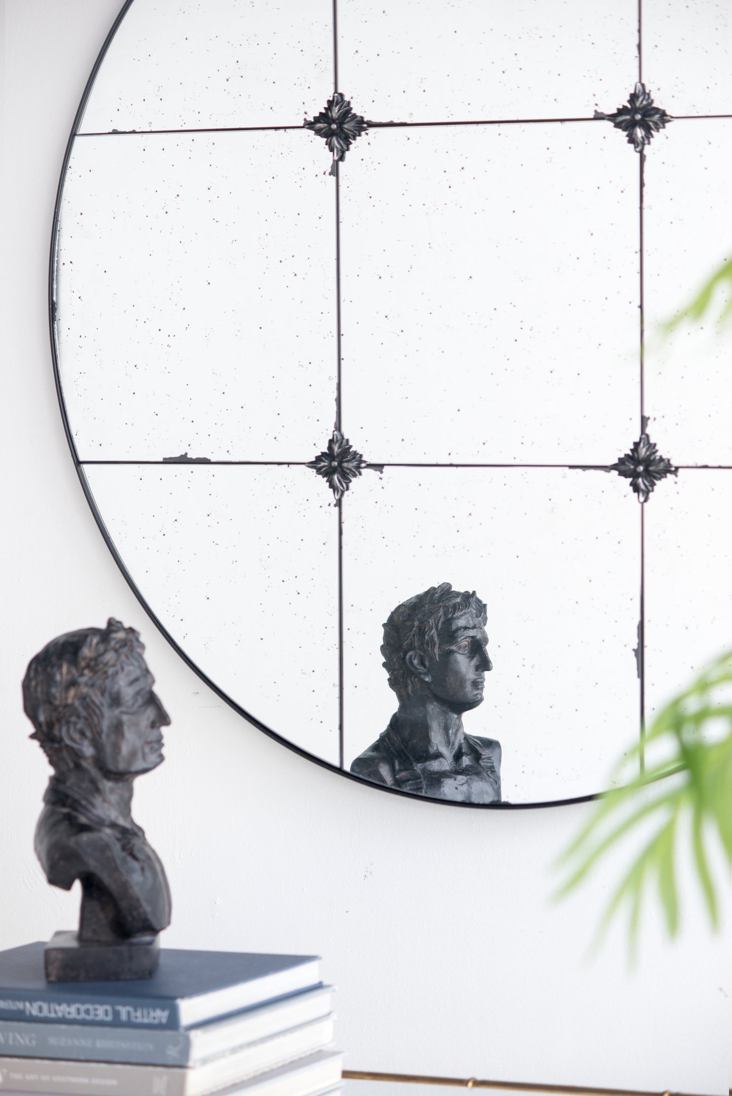 Silverleaf Traditional Antique Glass Wall Mirror