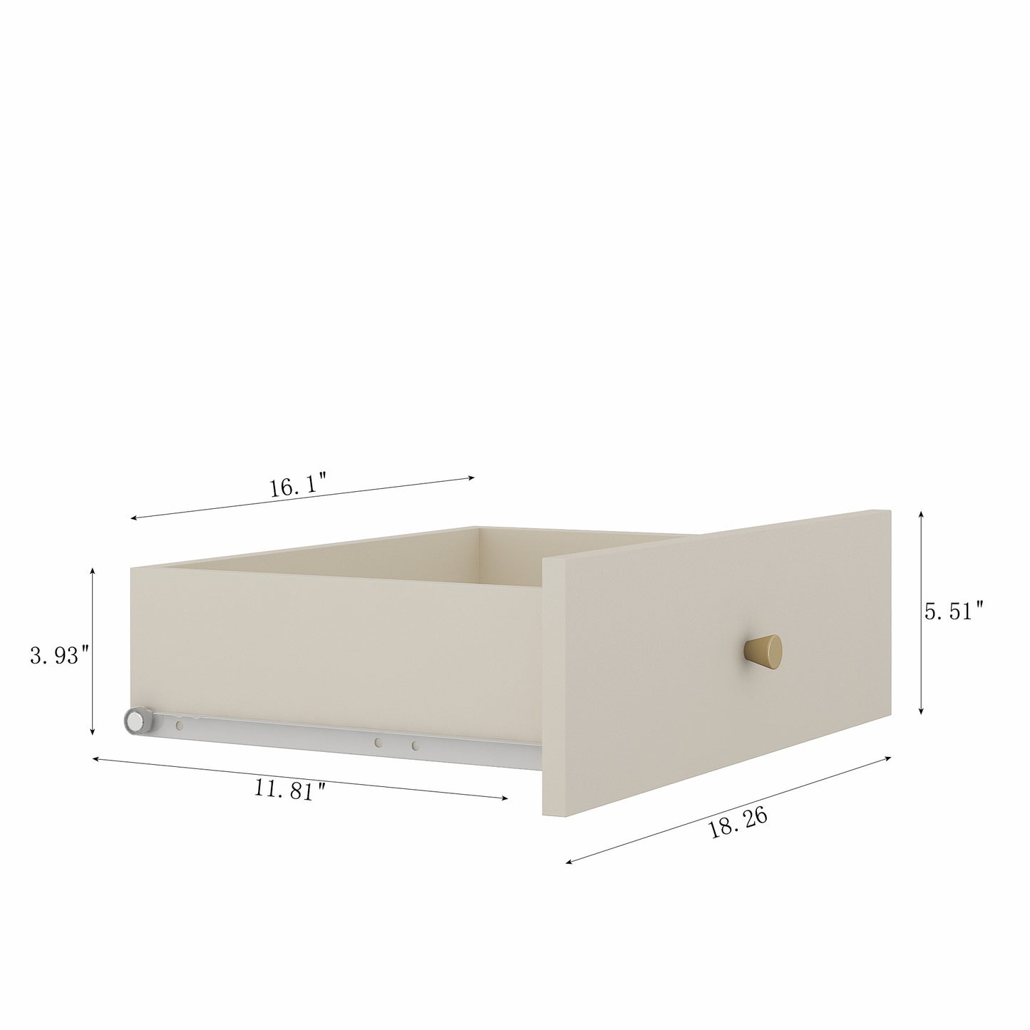 Centerville Contemporary Compact Makeup Vanity
