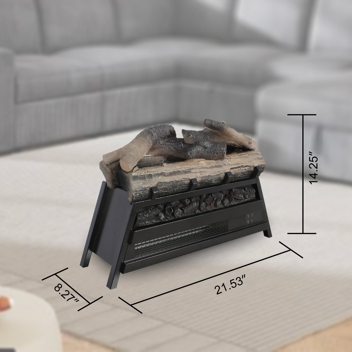 Bartholomew Contemporary Electric Fireplace