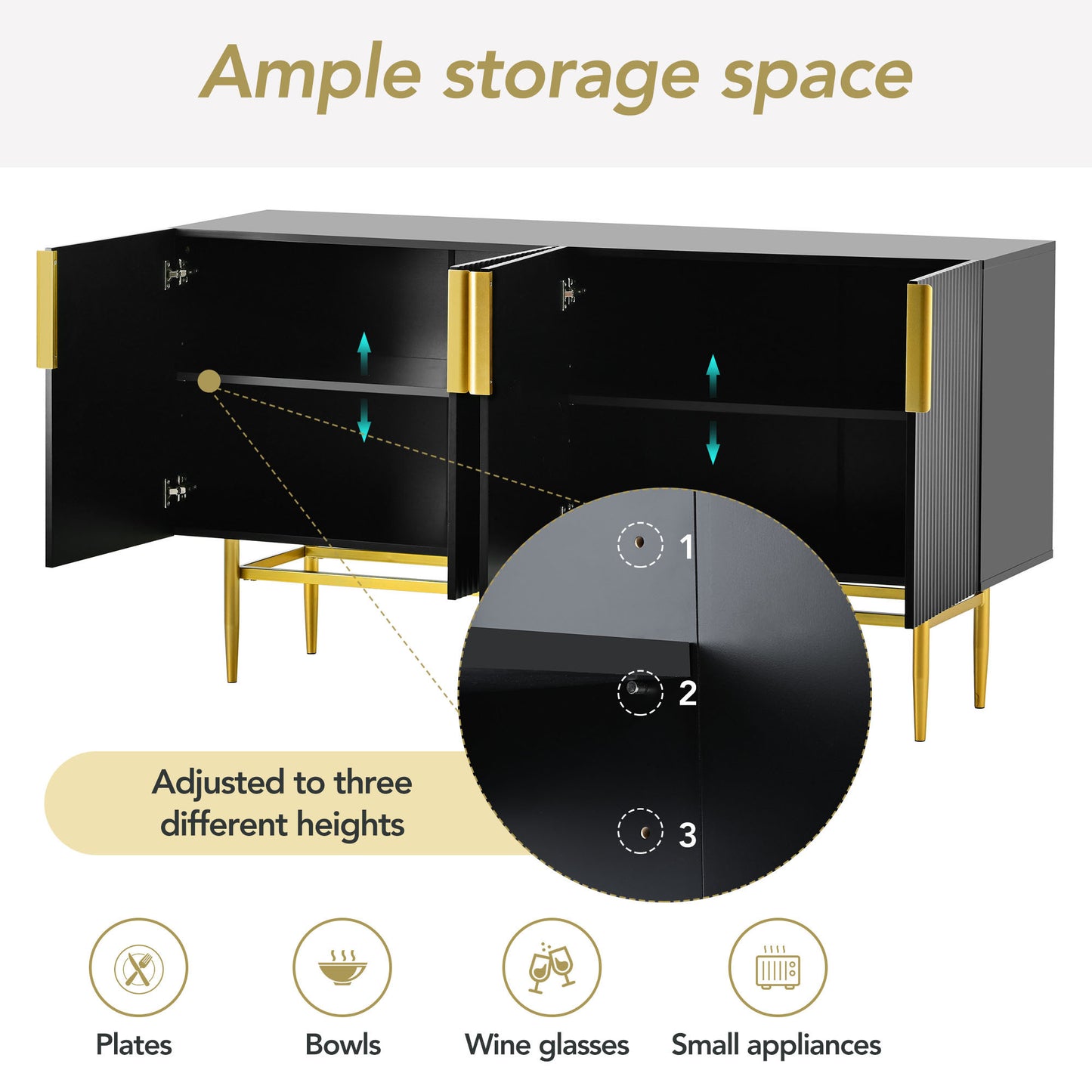 Niles Modern Elegant Sideboard