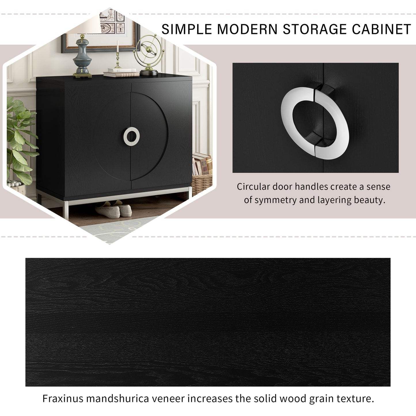 Westport Craftsman Wooden Storage Cabinet
