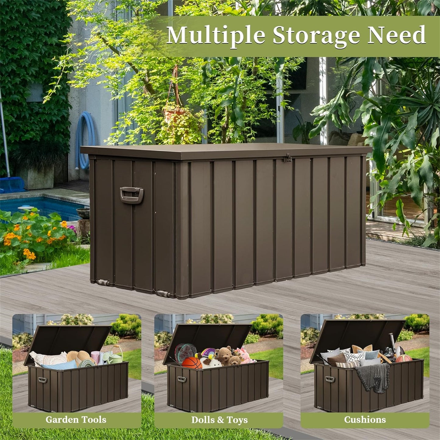 Westport Contemporary Storage Patio Box