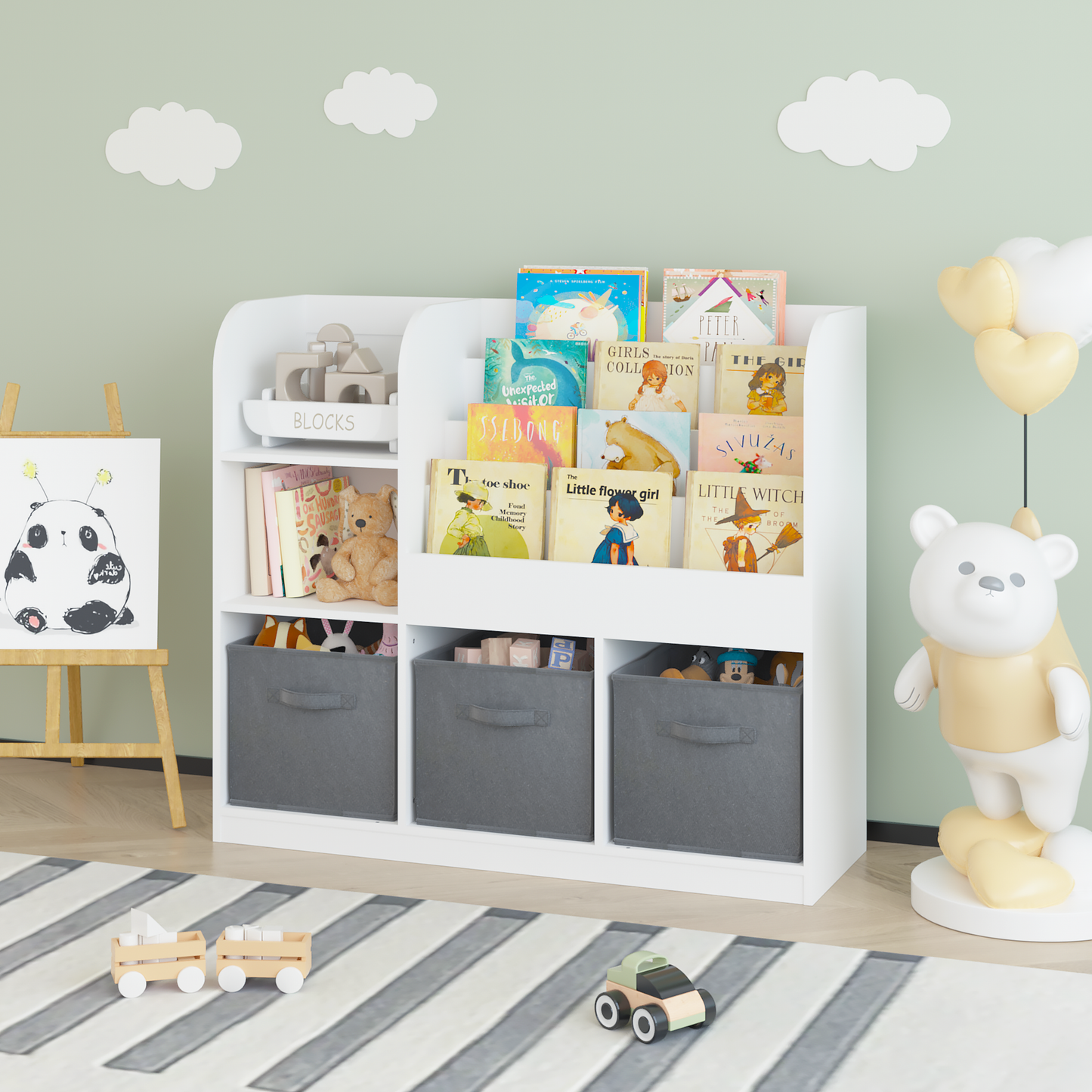 Marcel Modern Multifunctional Storage Bookcase