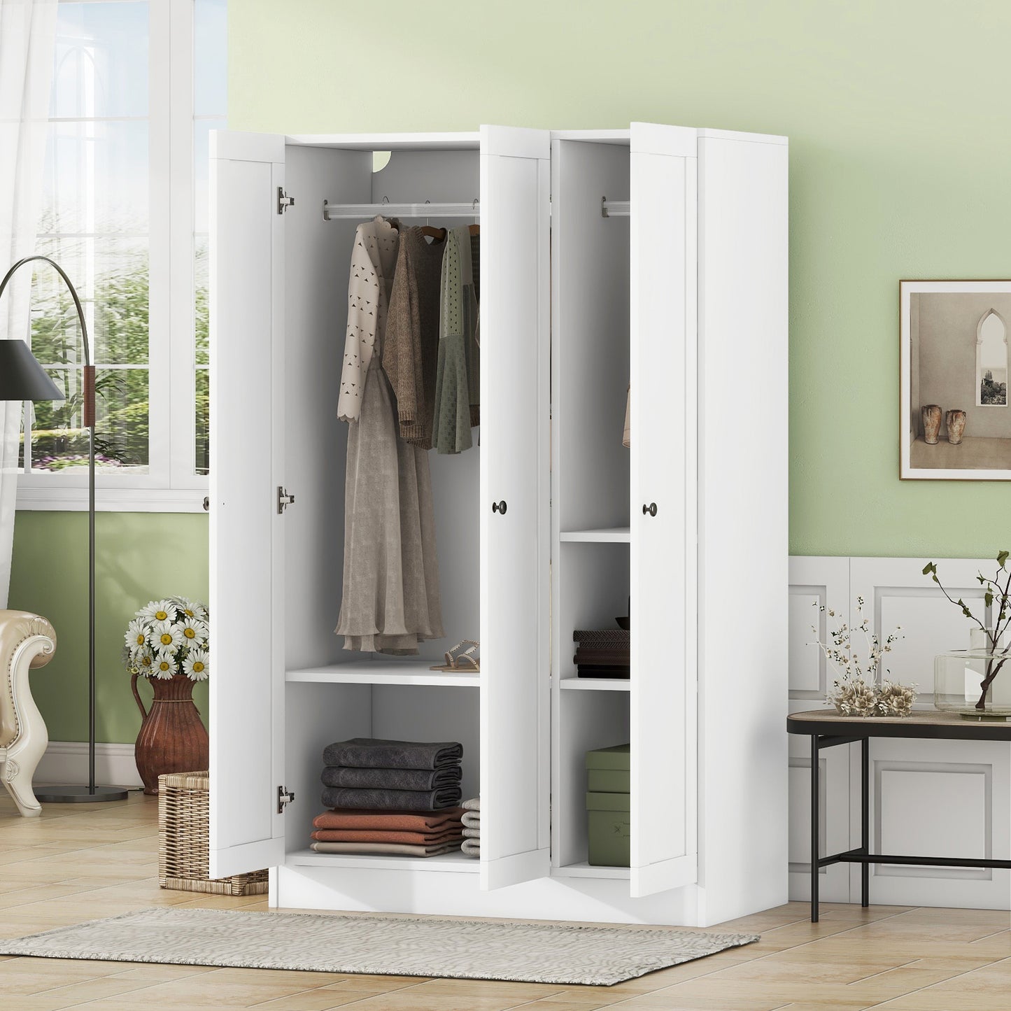 Healdsburg Contemporary Shutter Wardrobe