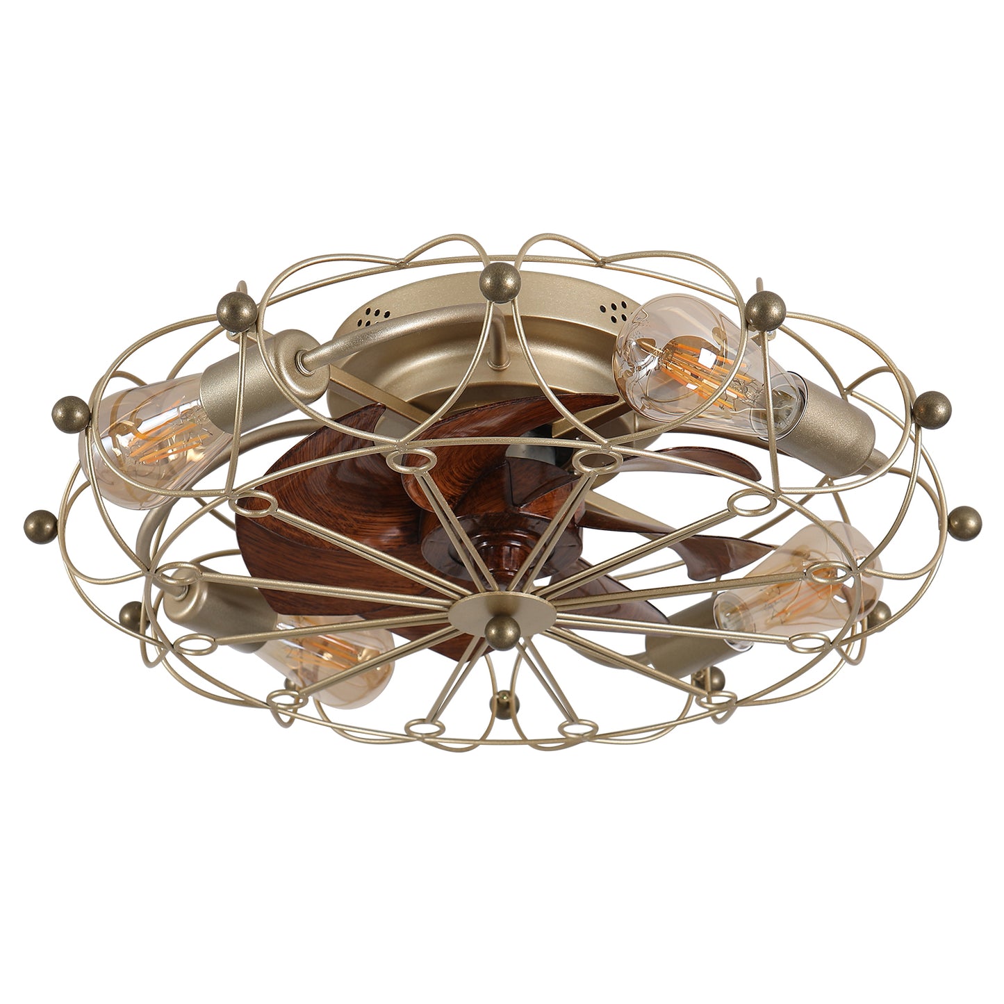 Napa Modern Caged Low Profile Fan Lights