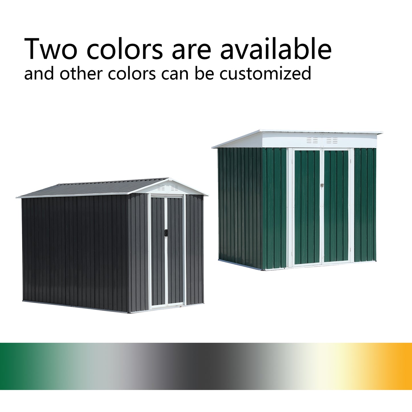 Silverleaf Contemporary Outdoor Storage Shed