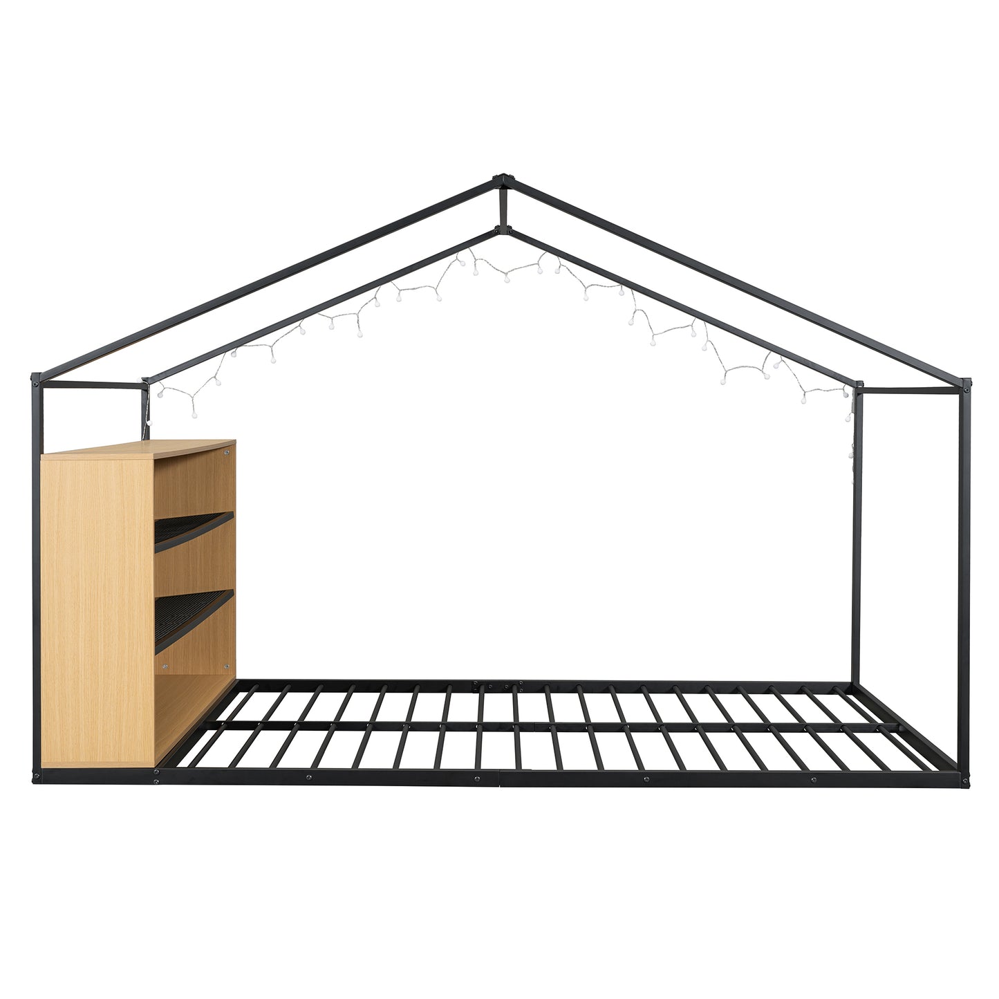 Bartholomew Industrial Metal House Bed Frame