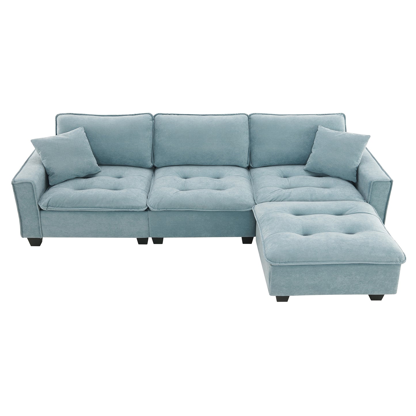 Lula Modern Velvet Convertible Sofa
