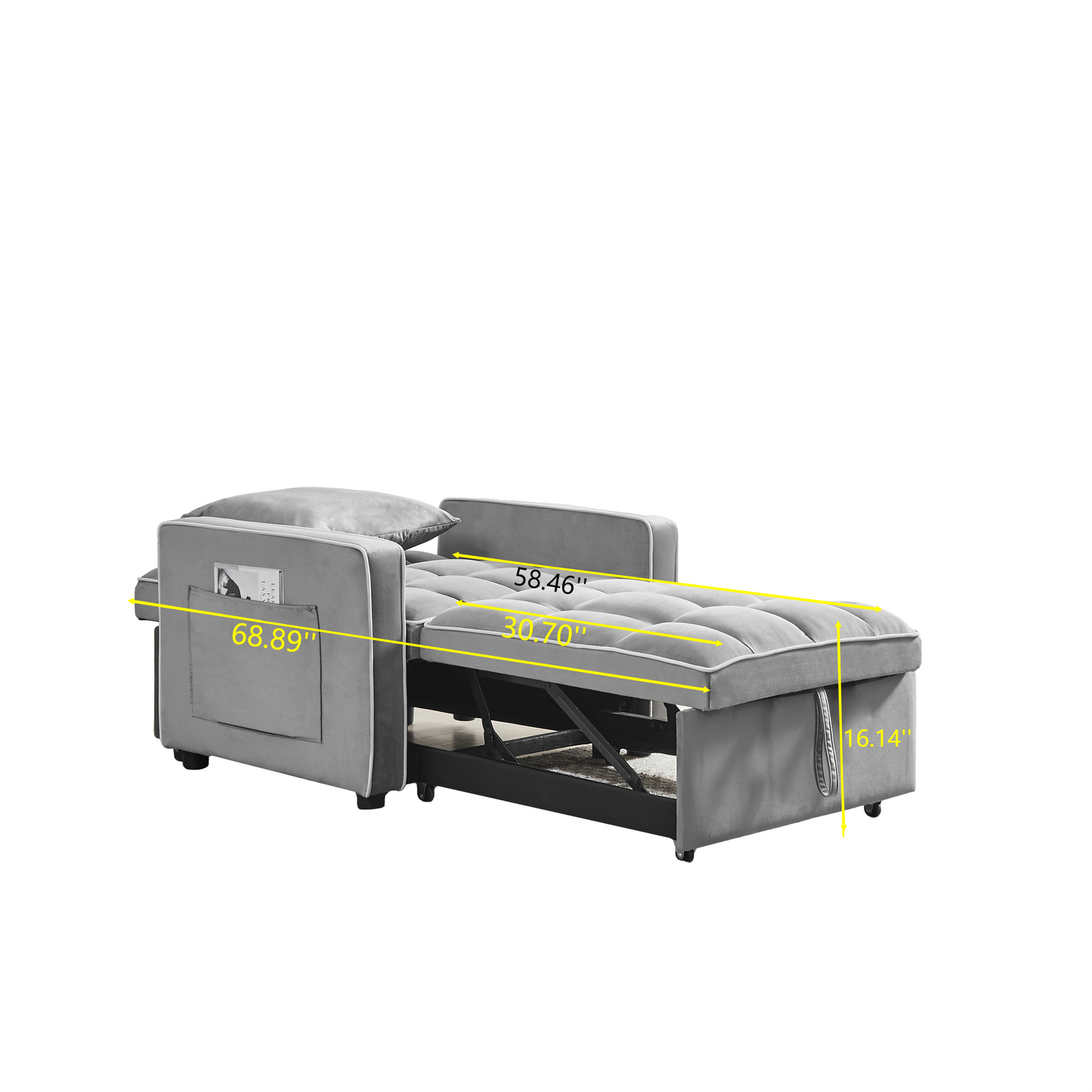 Ghivi Modern Versa Foldable Sofa Bed