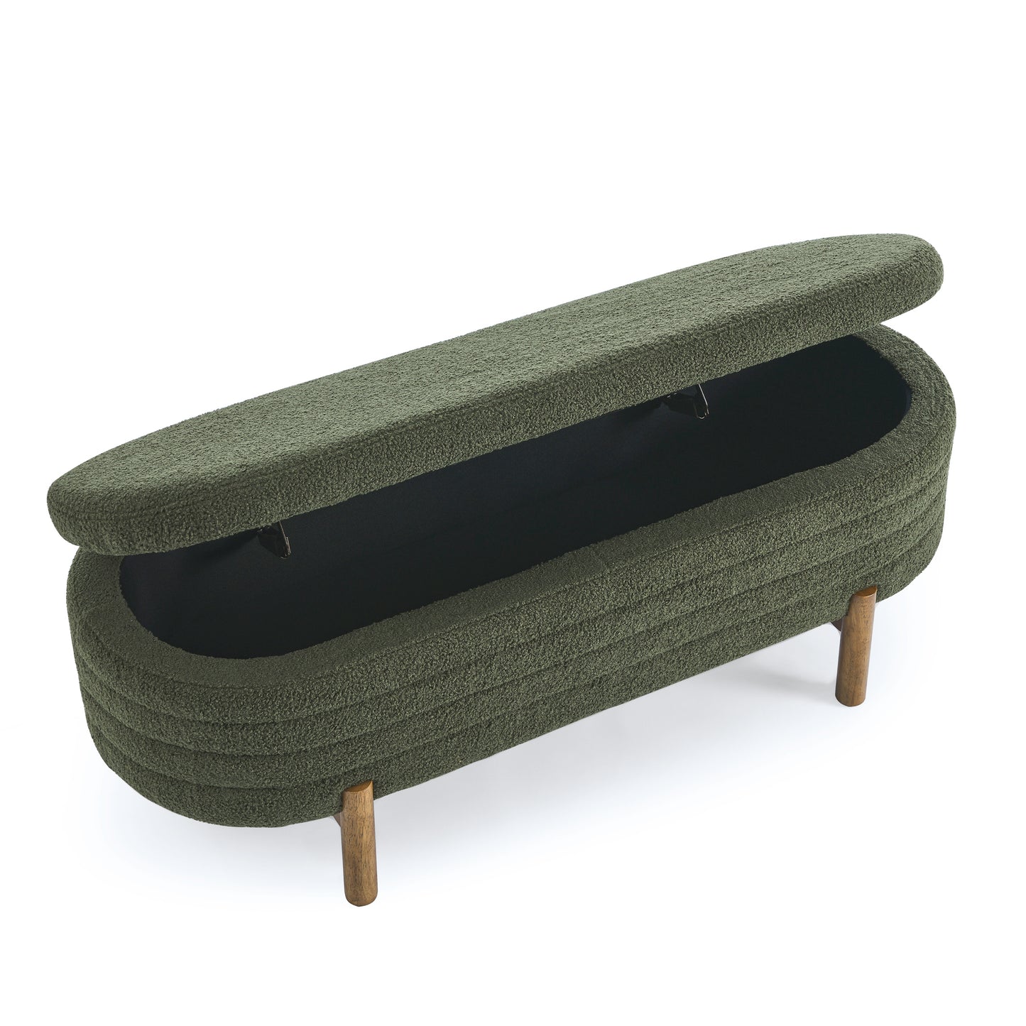 Westport Modern Velvet Storage Ottoman