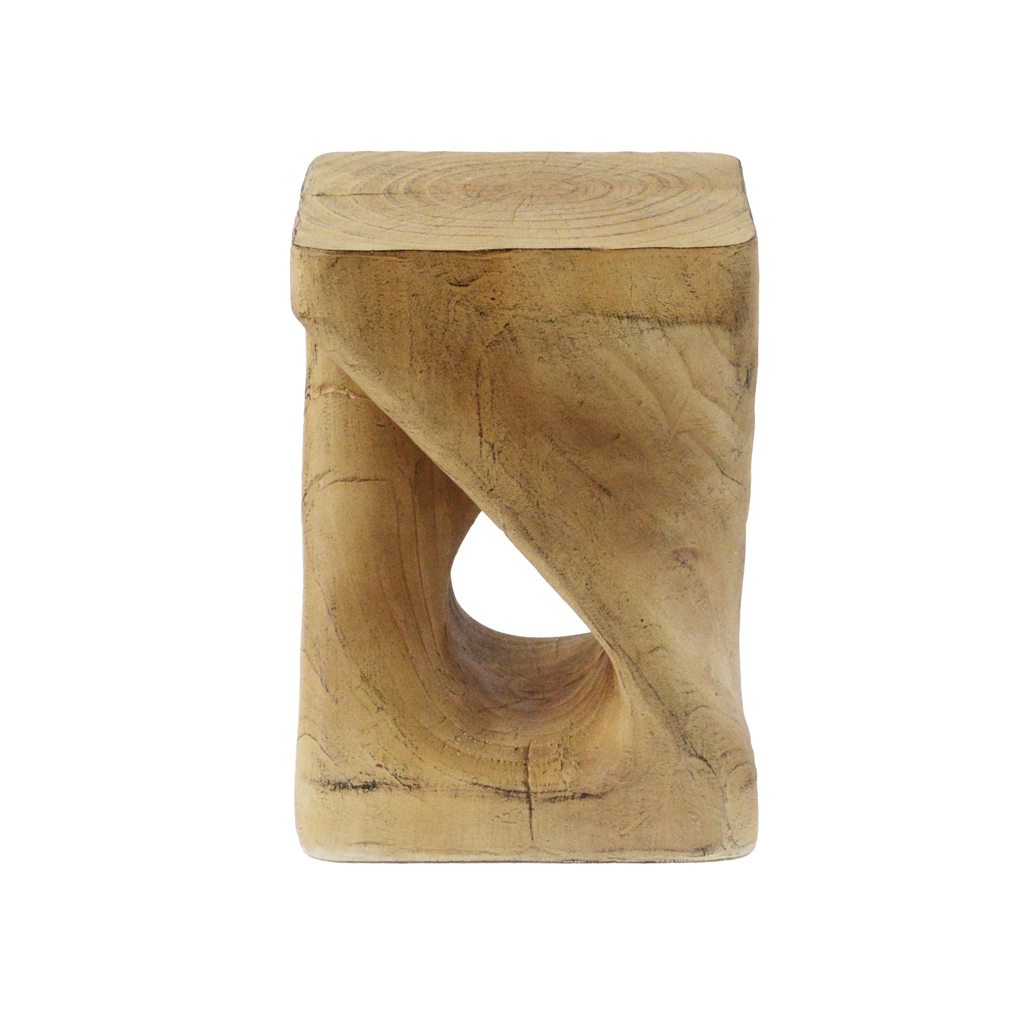 Bartholomew Craftsman Twist Shape Side Table