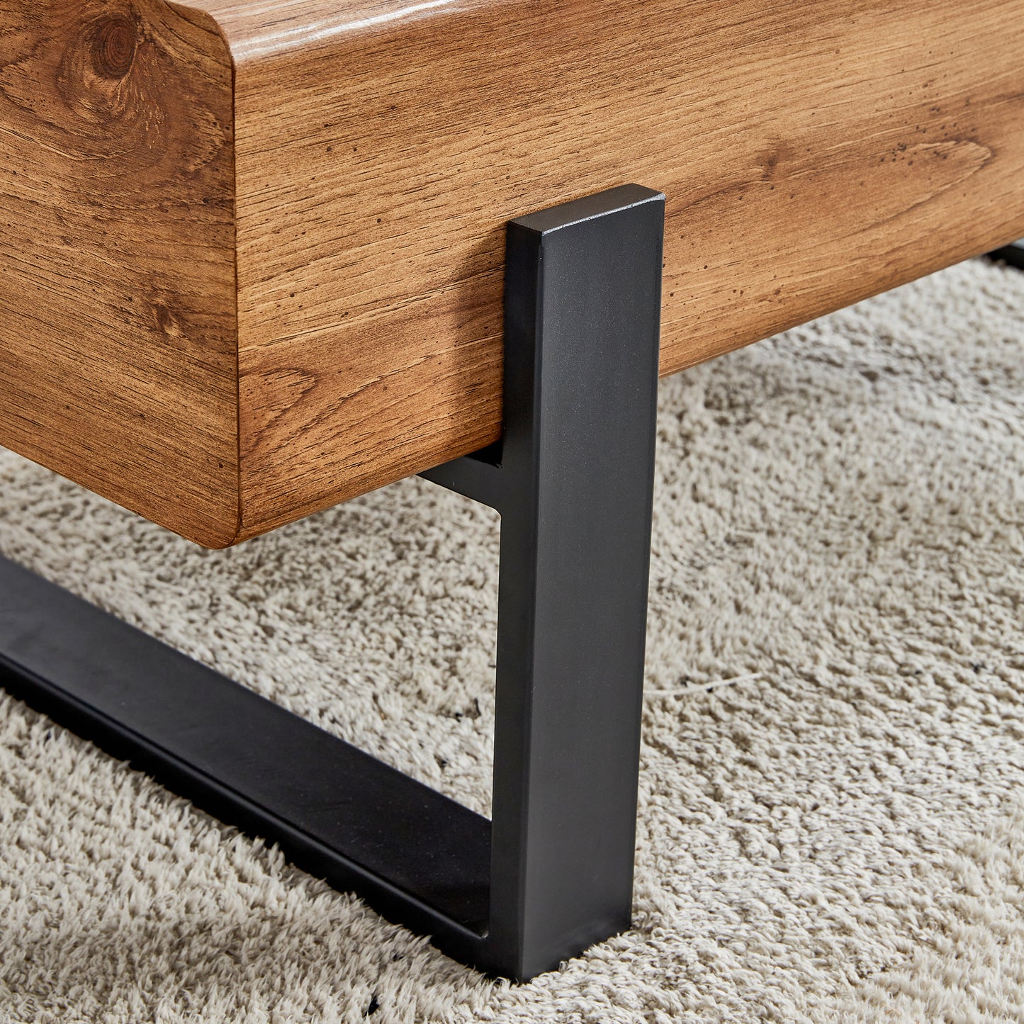 Ghivi Industrial Rustic Elegance Coffee Table