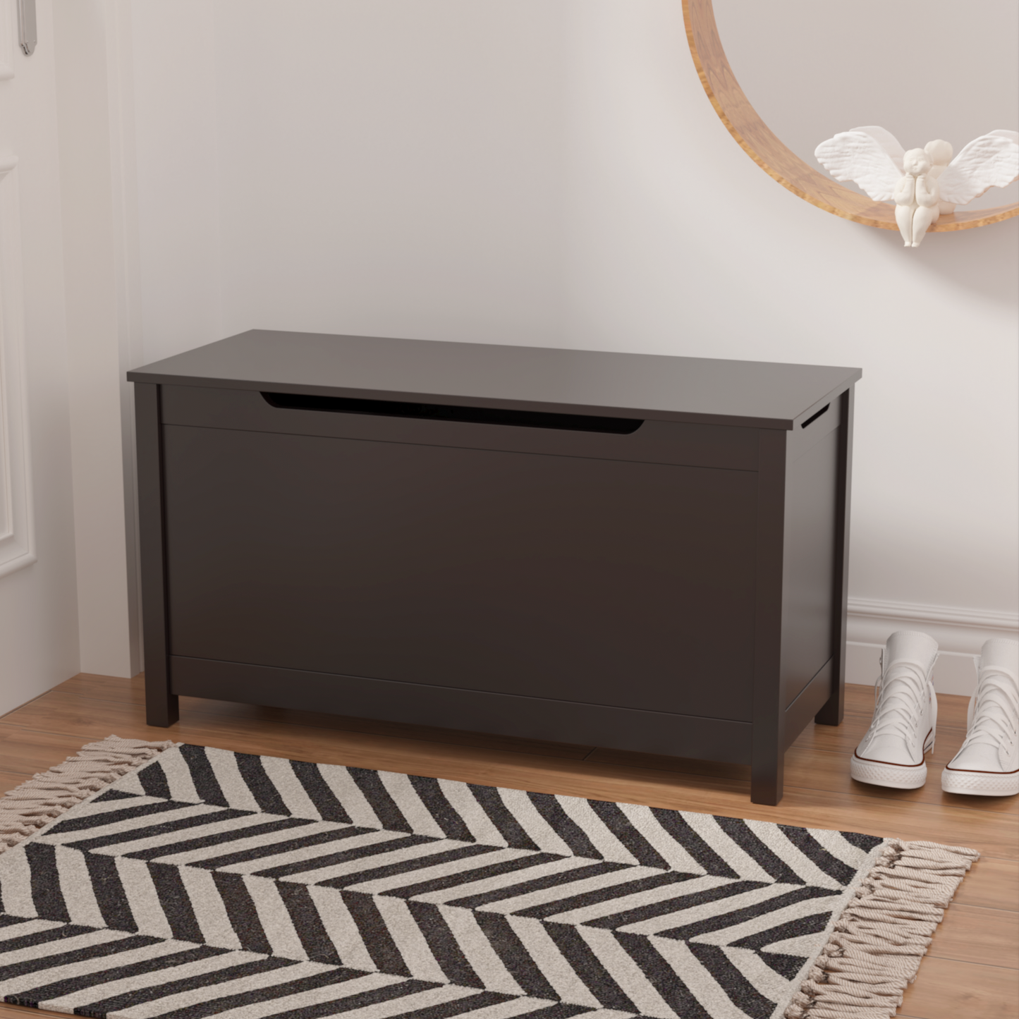 Luz Craftsman Wooden Toy Storage Box