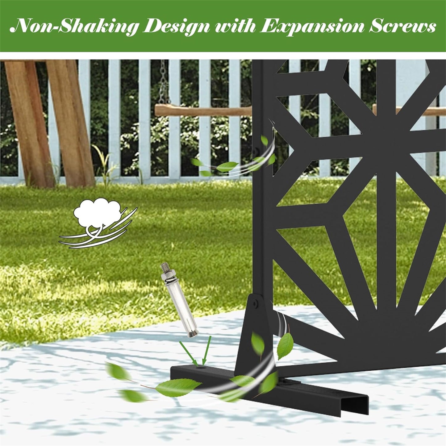 Marites Industrial Sunflower Metal Privacy Screen